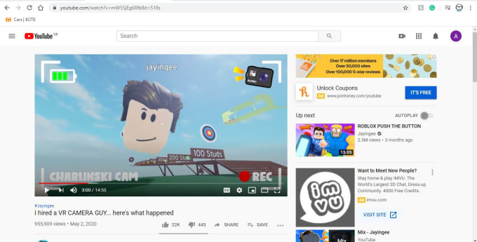 Be Your Roblox Camera In Any Game By Alexlikesroblox Fiverr - roblox screen recorder free