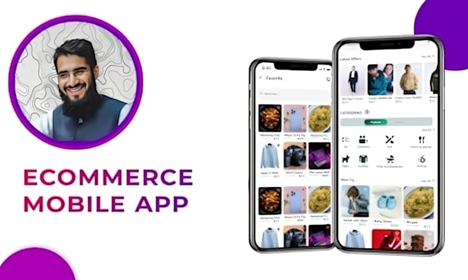 custom ecommerce mobile app development ios and android