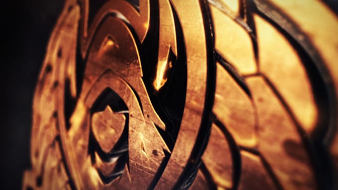 create 3d logo introduction with saber effect