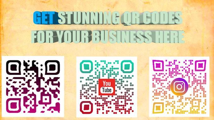 Design colurful qr codes for your buisness by Ace_magic | Fiverr