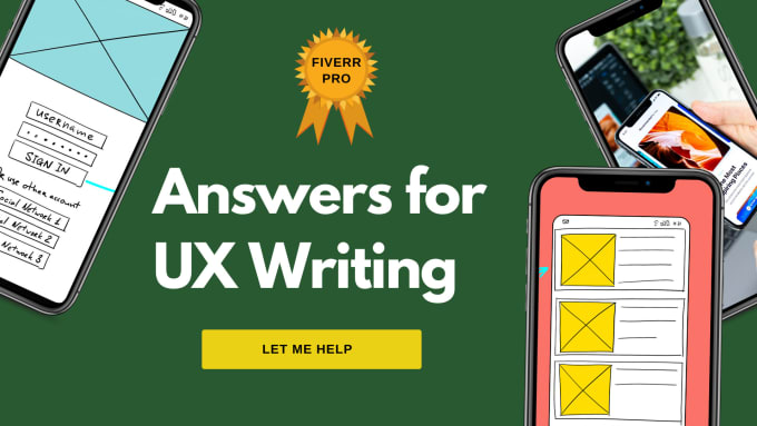 Help You Become A Better Ux Writer By Alyyamada Fiverr