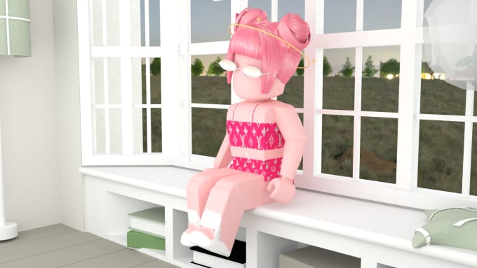 Make A Roblox Gfx 3d Model For You By Callxi - cute nurse outfit roblox