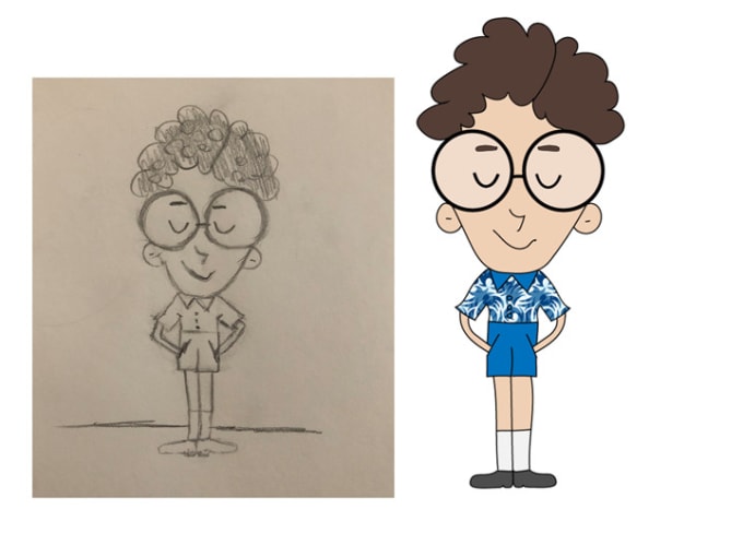 Turn Your Drawing Into A Vector Image By Rachelsdesign