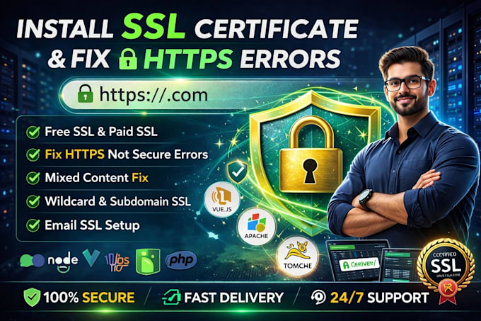install SSL certificate fix https apache nginx iis tomcat