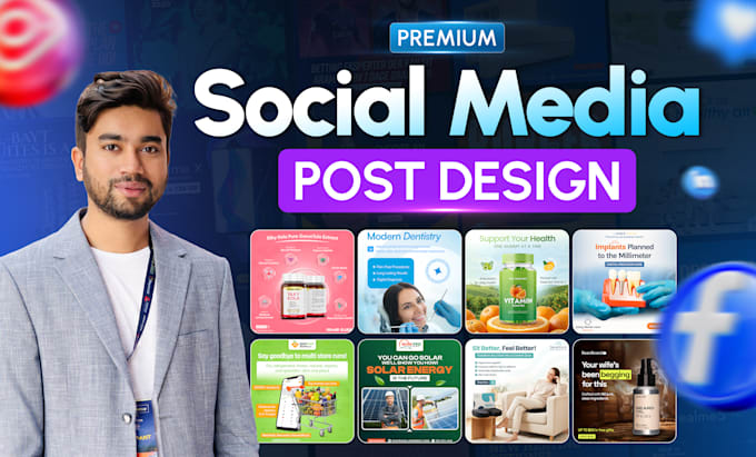design attractive social media posts and advertising