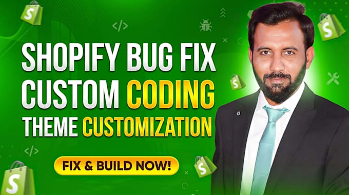 code customize shopify store or code fix shopify website