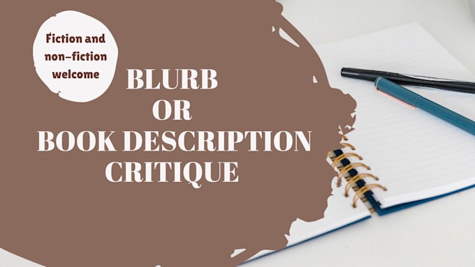 critique your blurb or book description