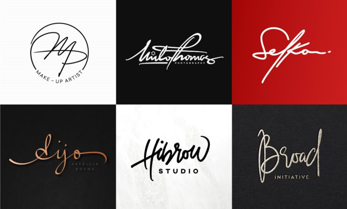 Create a stunning signature logo design by Dreamartstudios | Fiverr