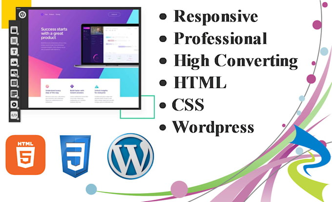 Create a high converting and responsive landing page for you by ...