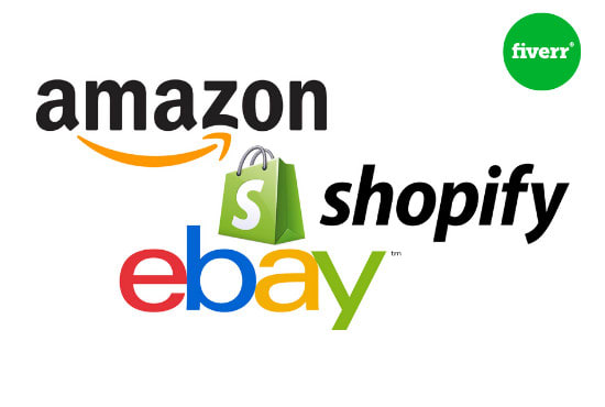 do professional product listing into shopify, ebay, etc