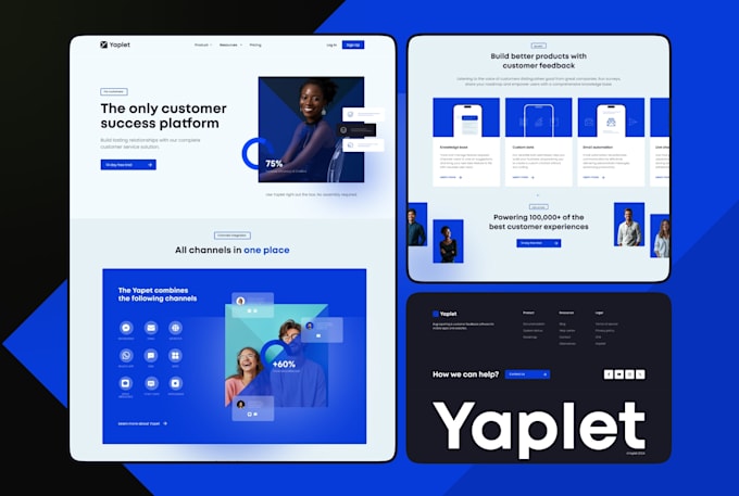 design and build a modern business website