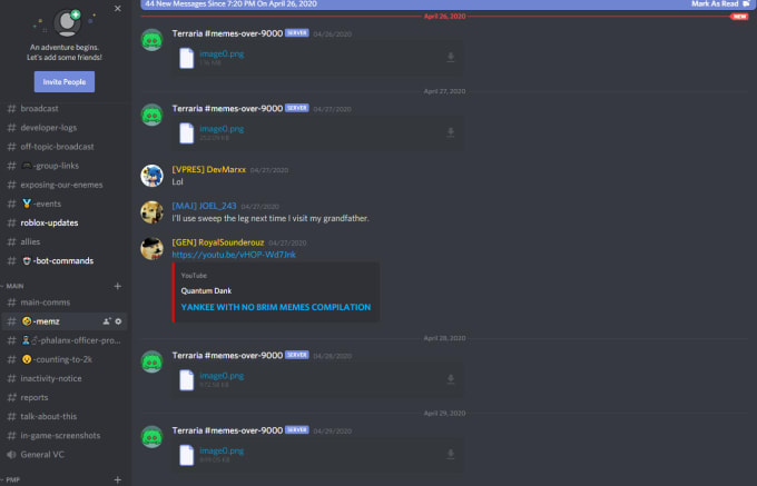 Create A Discord Server For You By Chetosonlemons - roblox group ally bot