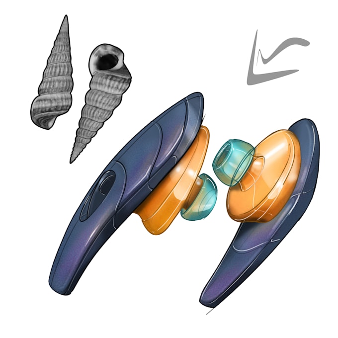 create professional industrial design digital concept sketches