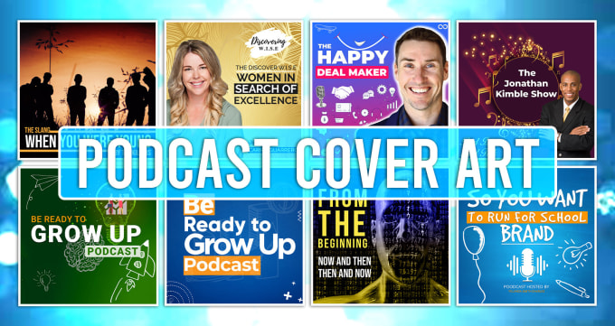 Design a podcast cover art by Theclouddigital | Fiverr