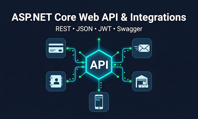 build asp net core web API and third party API integrations