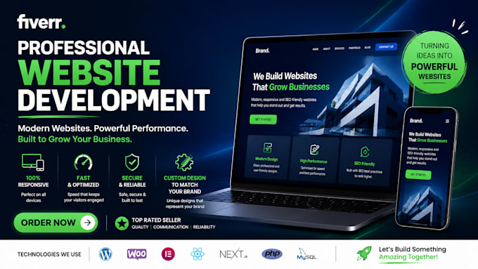 build a conversion optimised website
