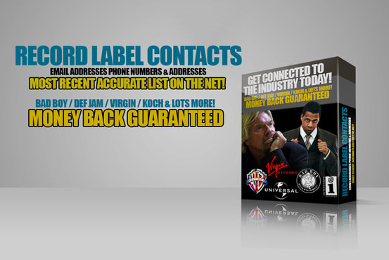 provide 220 plus Record label contacts get CEO power