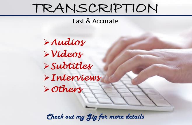 transcribe audio into text