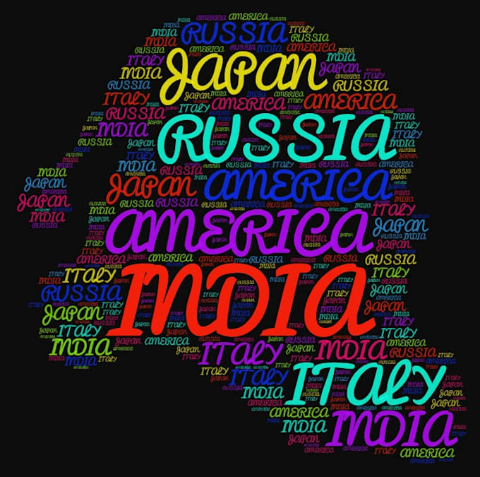 Create amazing word cloud or typography design with in 10hrs by ...