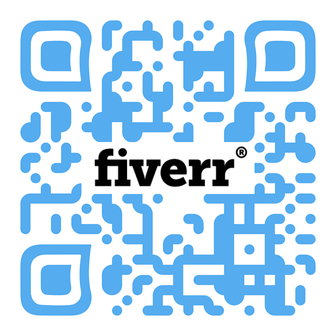 Create custom qr code design with your logo by Neelavdutta | Fiverr