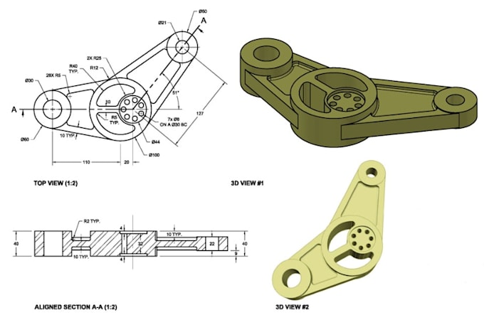 Make Your 2d And 3d Drawings On Autocad By Habybnurikhsan