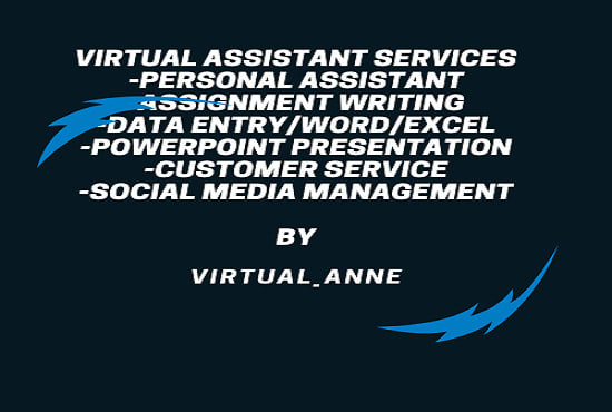be your personal virtual assistant for 3 hours or more