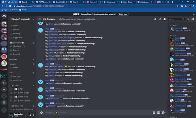custom made discord server