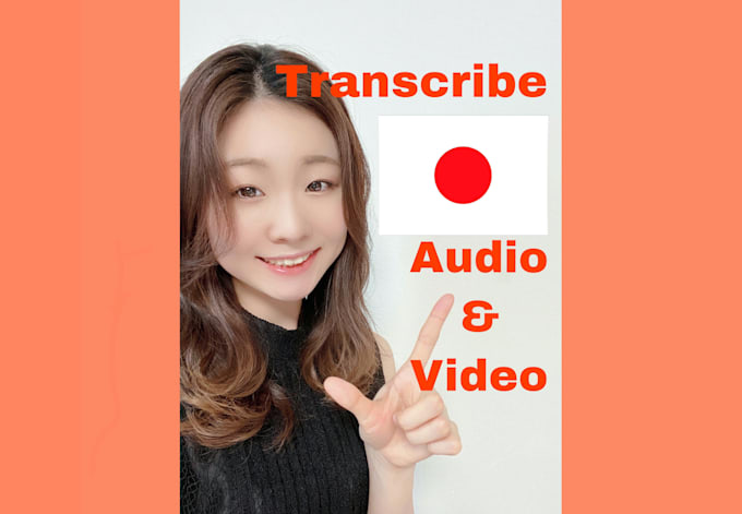 transcribe japanese audio or video