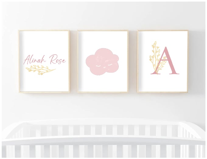create a beautiful nursery wall art for your baby