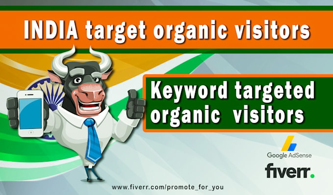 send indian niche targeted organic traffic from google