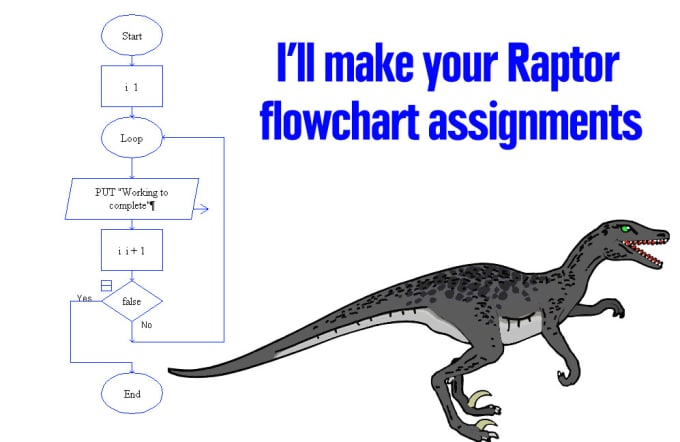 Do your raptor flowchart assignments by Centenond | Fiverr