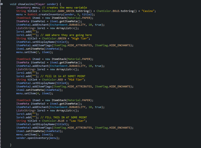 Custom code minecraft java plugins by Phoenixremast | Fiverr
