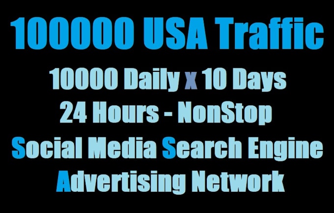 send 100,000 USA traffic to website
