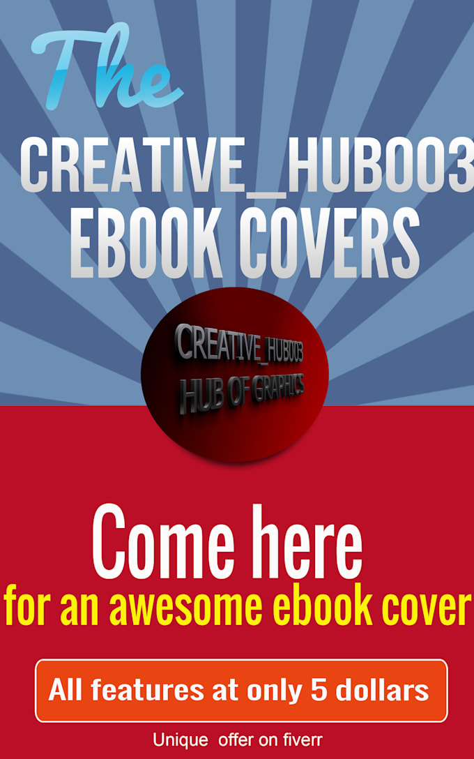 Create an eye catchy ebook cover for you by Creative_hub003 Fiverr