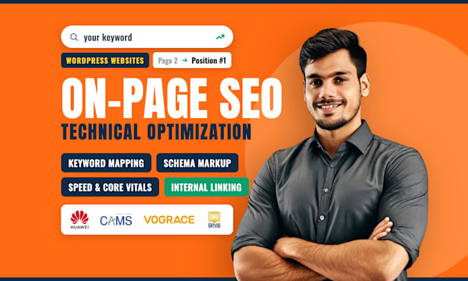 do onpage technical SEO service for wordpress shopify woocommerce website