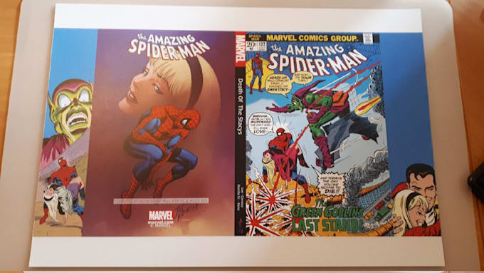 design a dustjacket for your hardcover comic book