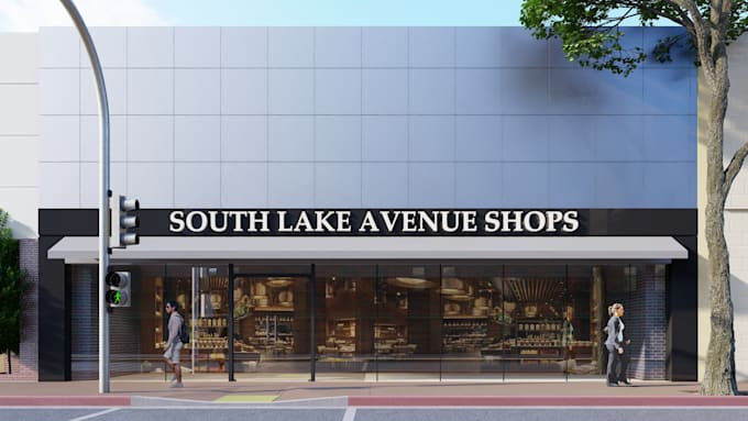 create photorealistic 3d commercial exterior and interior