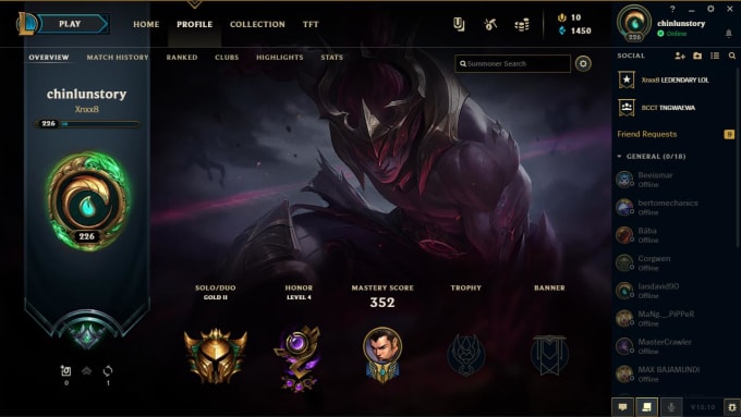 32k to 36k BE league of legends level 30 fresh unranked account