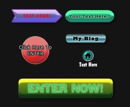 Create a sexy button for your website in swf format with html code by ...