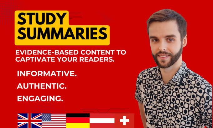 summarize medical studies for your readers