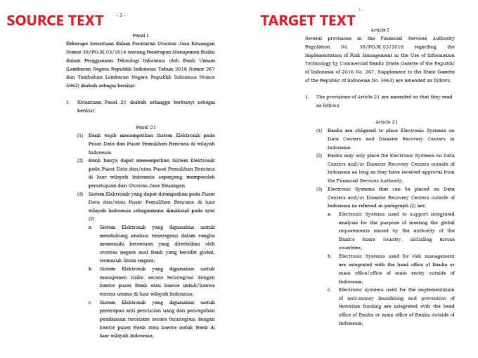 Translate Any Document From English To Indonesian And Vice Versa By Herzatm Fiverr