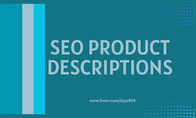 write shopify description with seo
