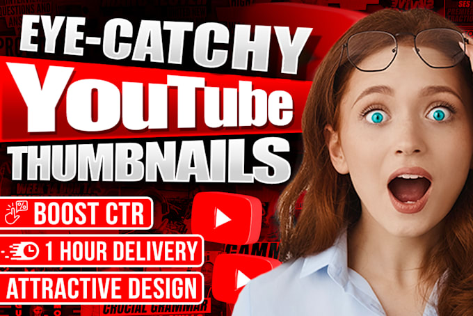 Design clickbait youtube thumbnail in 1 hour by Multi__designer | Fiverr