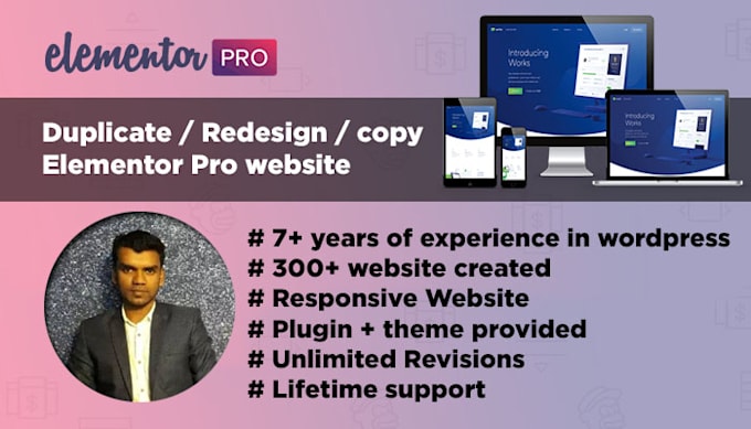 duplicate clone wordpress website with elementor pro builder