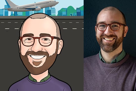 draw your realistic caricature portrait