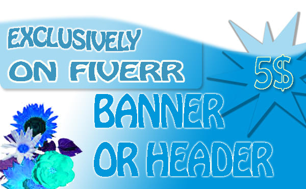 design wonderful banner or header