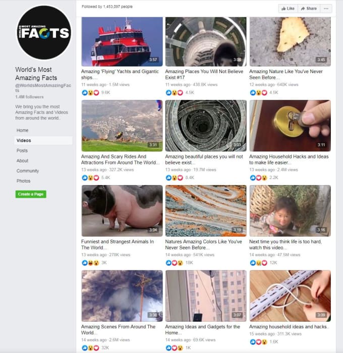 do video compilation for facebook and youtube