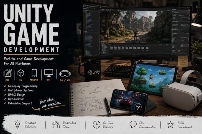 do unity mobile game development for android and ios