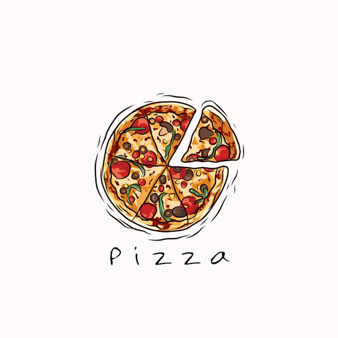 draw illustration food or product menu for your business