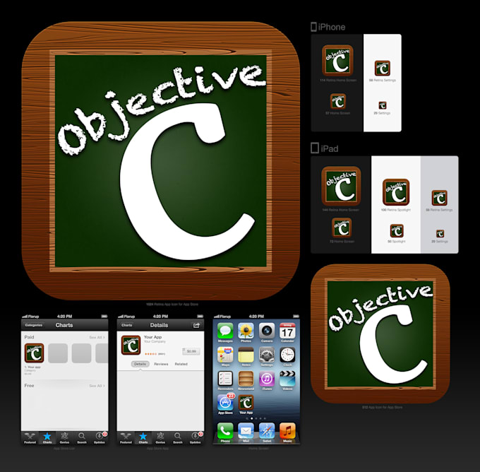 design your iOS iPhone and Android app graphics